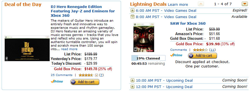 Illustration for article titled It's Amazon Gold Box Game Deals Day Again